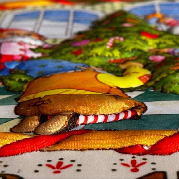 Quilted advent calendar handmade embroidery - Picture 7 of 10